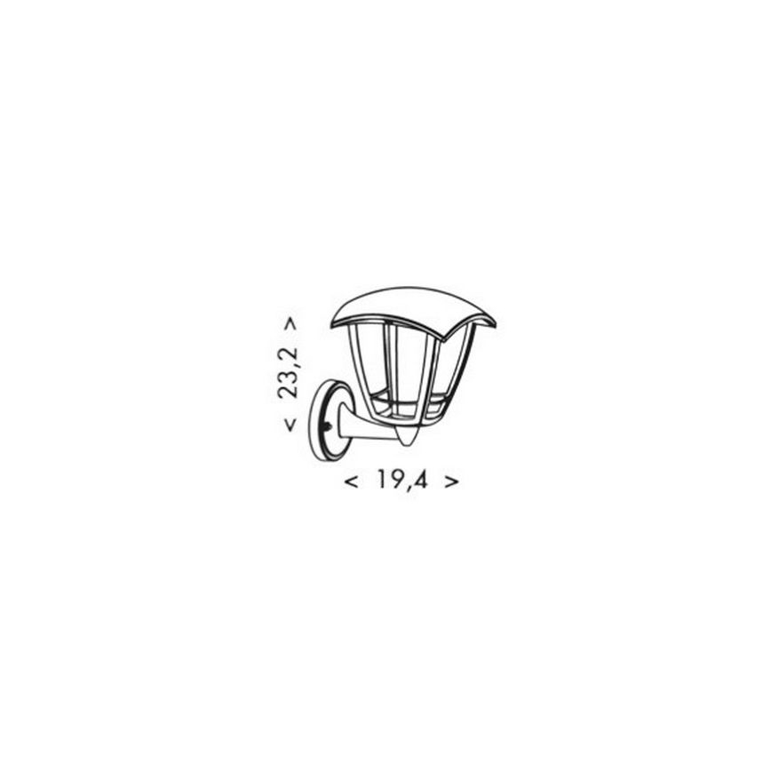 LED Applique da esterno VERONA LED/8W/230V IP44