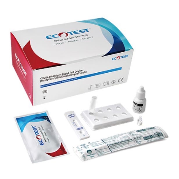 ECOTEST RAPID - Test rapido antigene per COVID-19, confezione 20pz