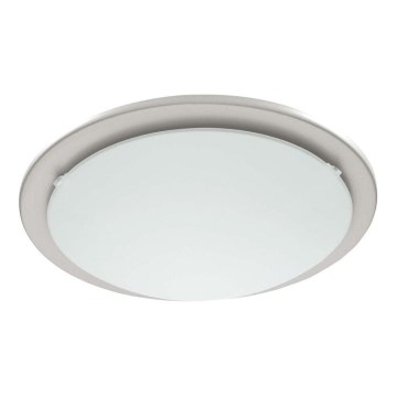 Eglo 181325 - Lampada da soffitto ICEBERG 1xE27/60W/230V Ø 29 cm cromo opaco