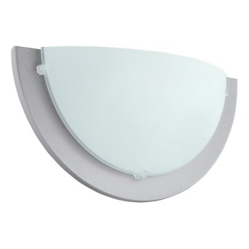 Eglo 181327 - Lampada da parete ICEBERG 1xE27/60W/230V argento