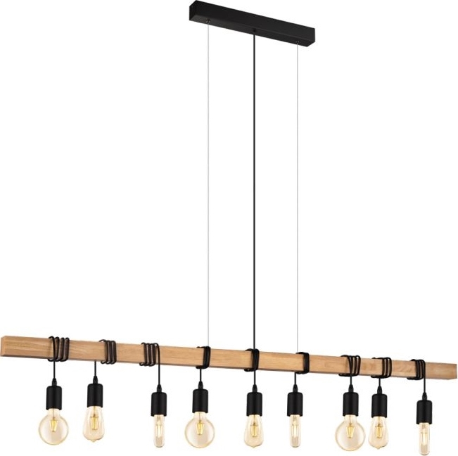Eglo 182429 - Lampadario a sospensione su cavo TOWNSHEND 9xE27/60W/230V
