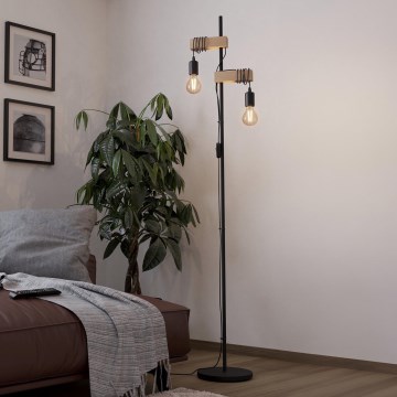 Eglo 183215 - Lampada da terra TOWNSHEND 2xE27/10W/230V