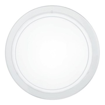 Eglo 18526 - Plafoniera HUBAA 1xE27/60W/230V Ø 29 cm bianca
