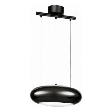 Eglo 18912 - Sospensione a cavo CARSICO 1xE27/60W/230V cromatura nera