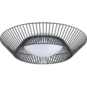 Eglo 200842 - Plafoniera LED PIASTRE LED/8,2W/230V Ø 39 cm nera