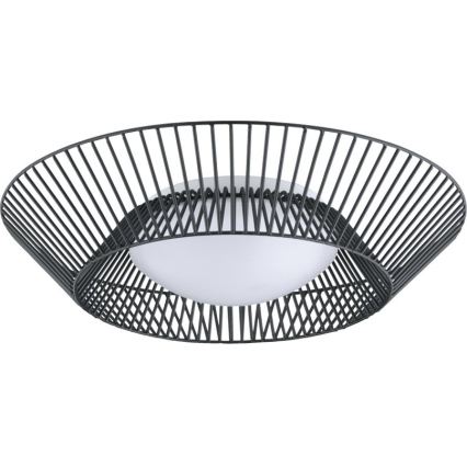 Eglo 200842 - Plafoniera LED PIASTRE LED/8,2W/230V Ø 39 cm nera