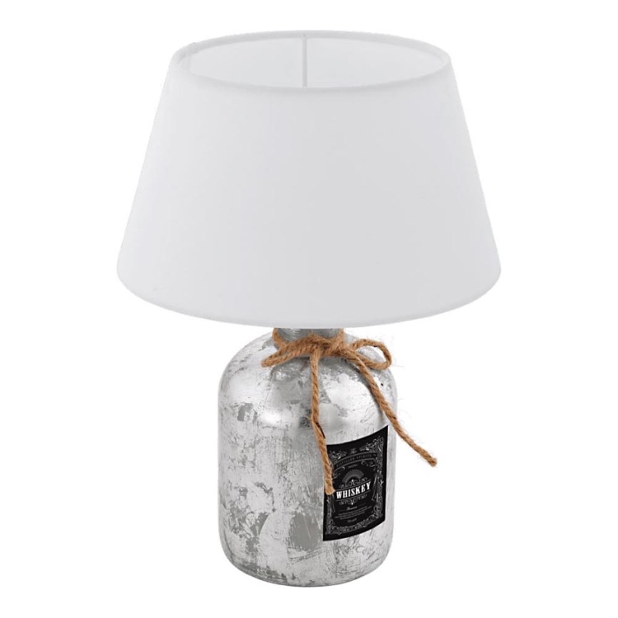 Eglo 202115 - Lampada da tavolo MOJADA 1xE27/40W/230V bianca