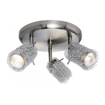 Eglo 22076 - Luce Spot CARBONIA 3xGU10/50W/230V