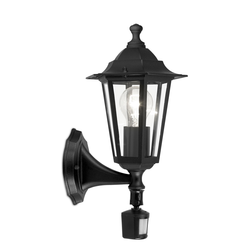 EGLO - Lampada con sensore 1xE27/60W nero