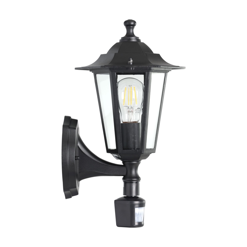 EGLO - Lampada con sensore 1xE27/60W nero