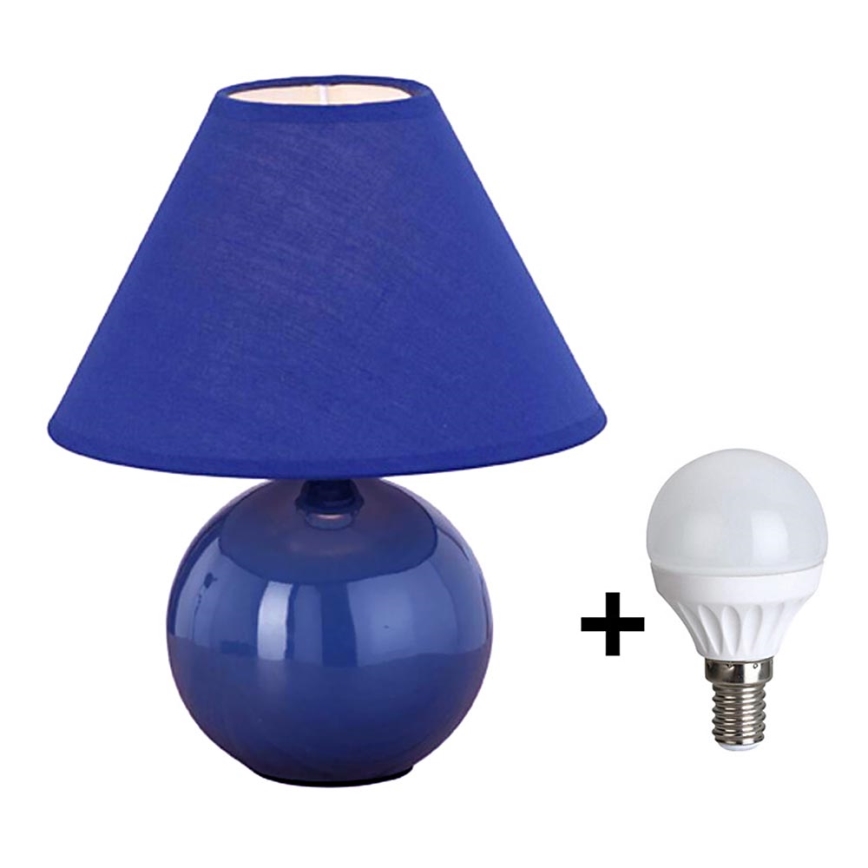 Tina Da 5w 230v Eglo Led 1xe14 Tavolo 23872Lampada Blu UpSVGzqM