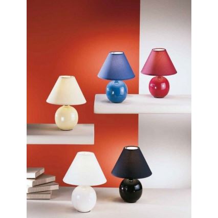 Eglo 23873 - Lampada da tavolo TINA 1xE14/40W/230V bianco