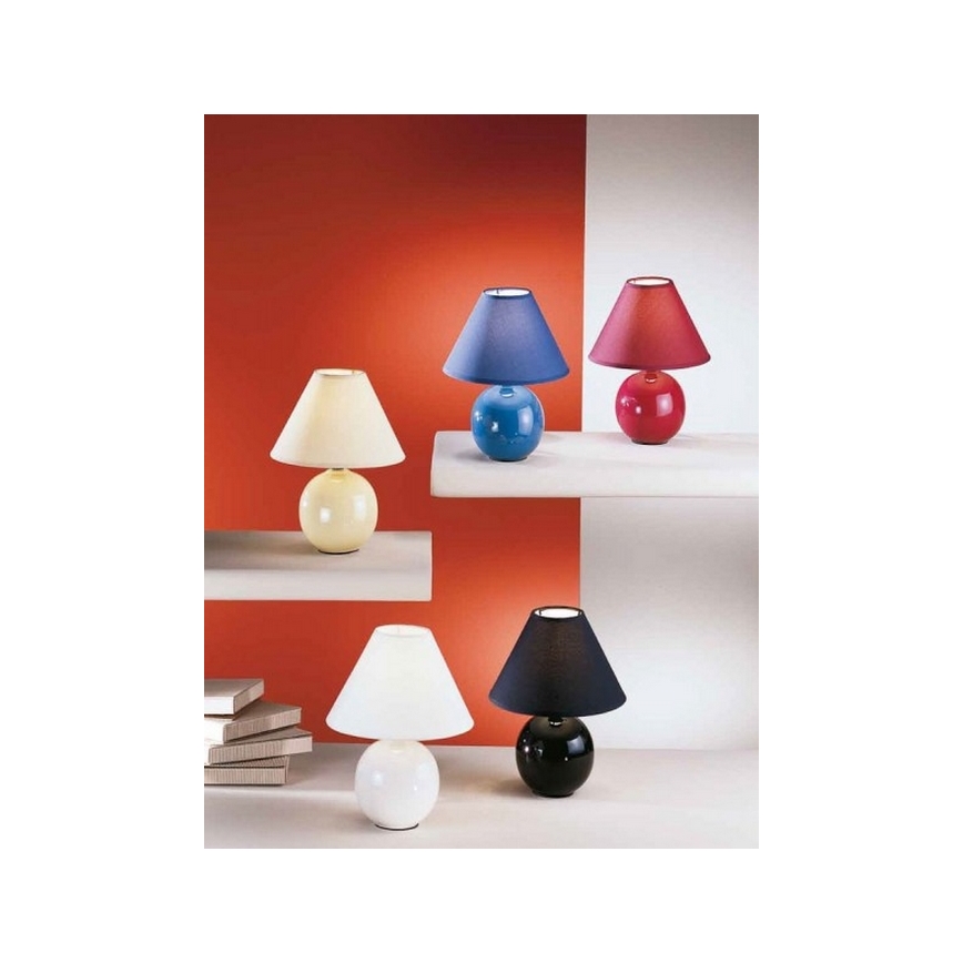 Eglo 23873 - Lampada da tavolo TINA 1xE14/40W/230V bianco