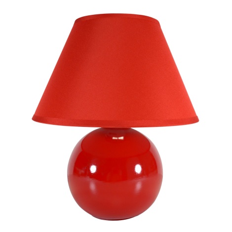 Eglo 23876 - Lampada da tavolo TINA 1xE14/40W/230V rosso