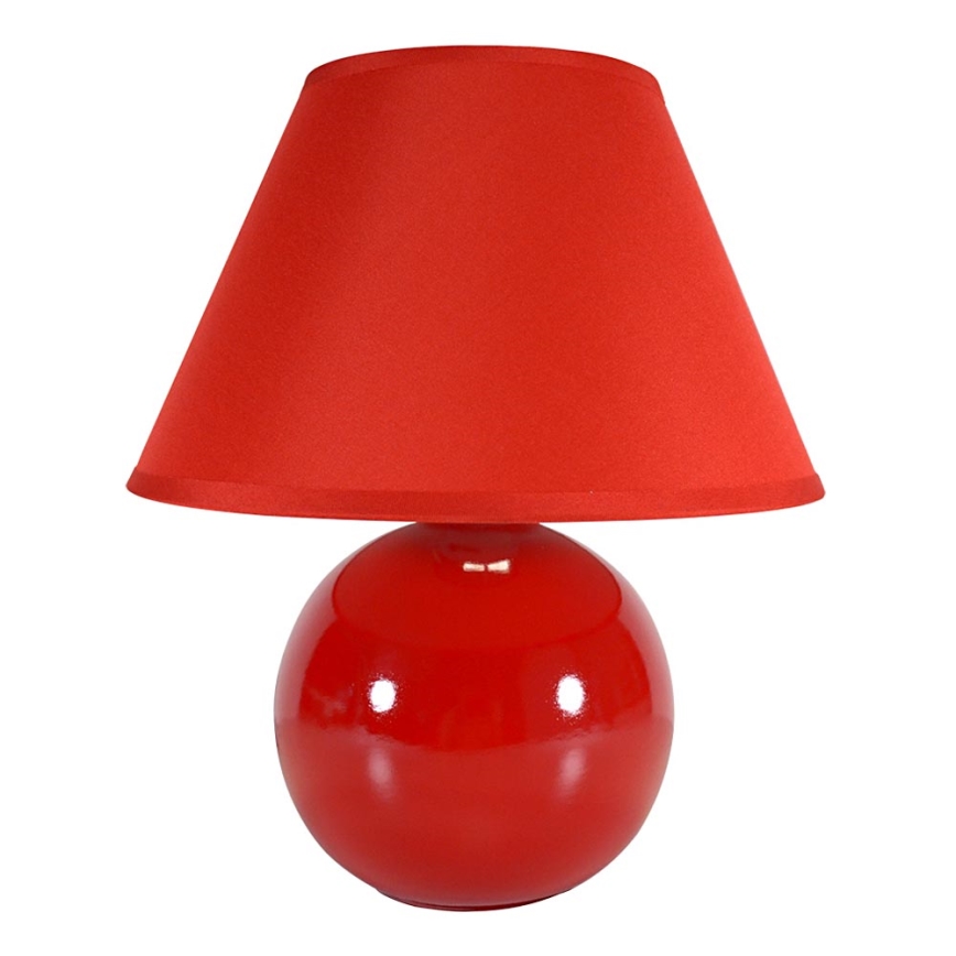 Eglo 23876 - Lampada da tavolo TINA 1xE14/40W/230V rosso