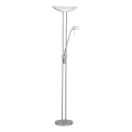 Eglo 25869 - Lampada da terra con dimmer BAYA 1xR7s/230W/230V + 1xG9/33W cromo opaco