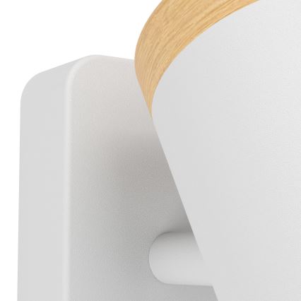 Eglo - Applique da parete a spot per il bagno 1xGU10/3W/230V IP44, bianco/beige