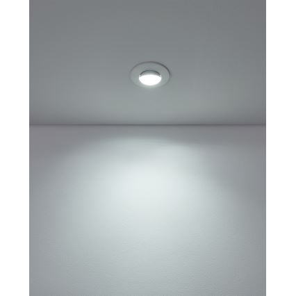 Eglo - Set 7x LED faretti da incasso LED/4,9W/230V 2700/4000/6500K Ø 9 cm bianco
