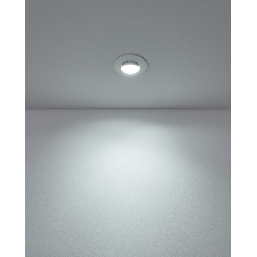 Eglo - Set 7x LED faretti da incasso LED/4,9W/230V 2700/4000/6500K Ø 9 cm bianco