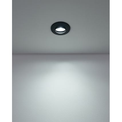Eglo - Set da 3 faretti da incasso LED/4,9W/230V 2700/4000/6500K Ø 9 cm nero