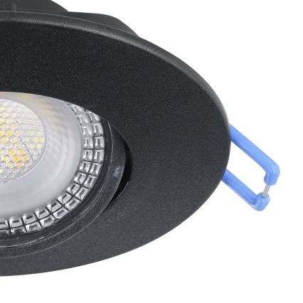 Eglo - Set 7x faretto da incasso LED/4,9W/230V 2700/4000/6500K Ø 9 cm nero