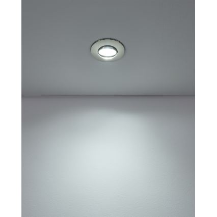 Eglo - Confezione da 5 faretti da incasso LED/4,9W/230V 2700/4000/6500K Ø 9 cm cromo opaco
