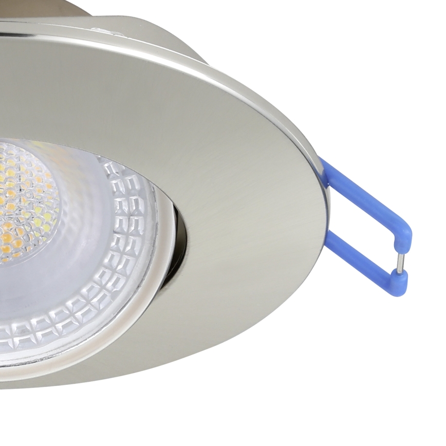Eglo - Set da 7 faretti LED da incasso LED/4,9W/230V 2700/4000/6500K Ø 9 cm cromo opaco