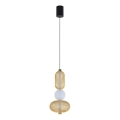 Eglo 300477 - Lampada a sospensione dimmerabile a cavo CEGLIE LED/12W/230V 2200-6500K oro + telecomando