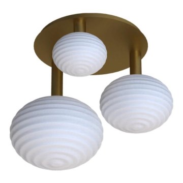 Eglo 300498 - Plafoniera ERCALTO 3xE27/25W/230V oro