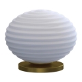 Eglo 300502 - Lampada da tavolo ERCALTO 1xE27/25W/230V dorata