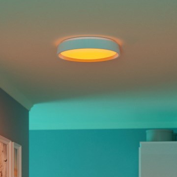 Eglo 300686 - Plafoniera LED RGBW dimmerabile MASSIGNANO-Z LED/18,5W/230V bianco + telecomando