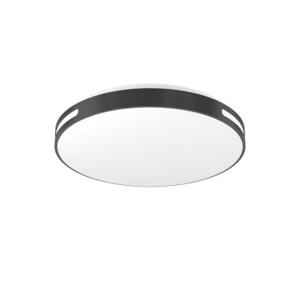 Eglo 300687 - Plafoniera dimmerabile LED RGBW MONTEGRANARO-Z LED/18,5W/230V 2700-6500K diam. 39,4 cm nero + telecomando