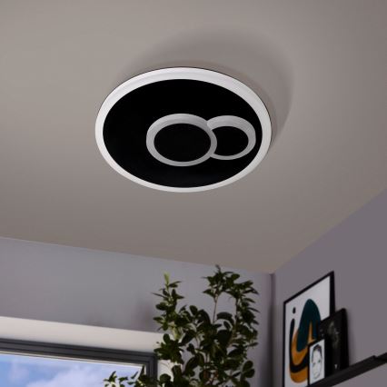 Eglo - Plafoniera LED LED/7,8W/230V d. 20 cm nero