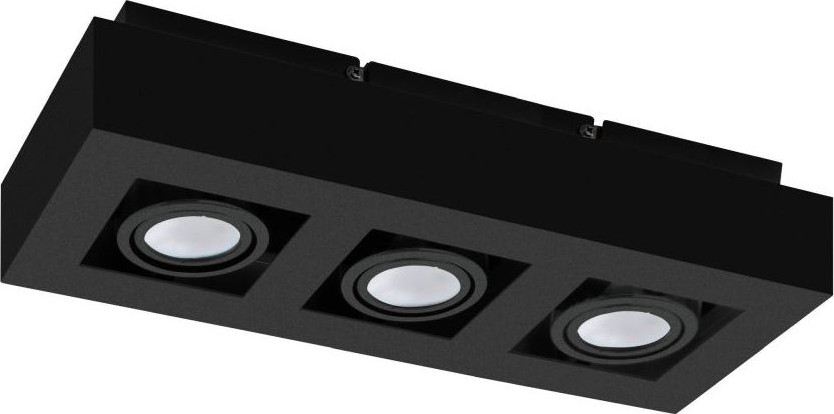 Eglo 31064 - Faretto LED MENDOZA 3xLED/4,7W/230V 3000K nero