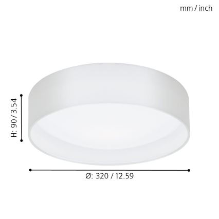 Eglo - Plafoniera LED 1xLED/11W/230V