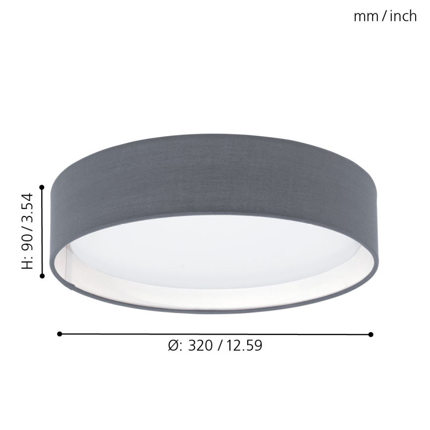 Eglo - Plafoniera LED 1xLED/12W/230V