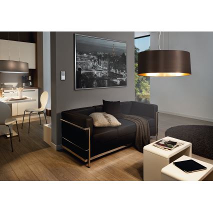 Eglo - Lampadario a sospensione con filo 3xE27/60W/230V