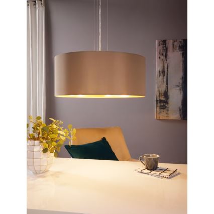 Eglo - Lampadario a sospensione con filo 3xE27/60W/230V