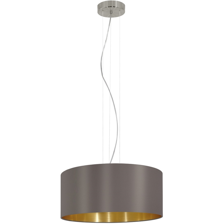 Eglo - Lampadario a sospensione con filo 3xE27/60W/230V
