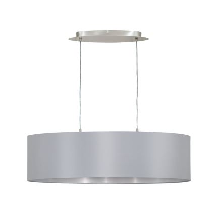 Eglo 31612 - Lampadario a sospensione con filo MASERLO 2xE27/60W/230V