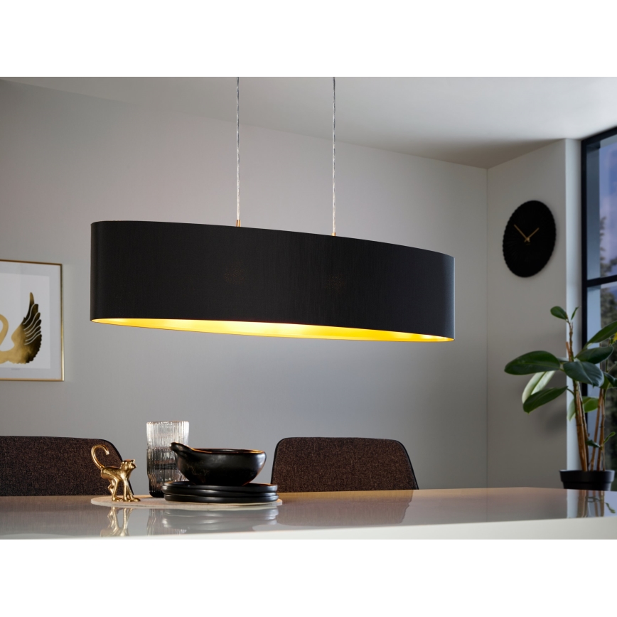 Eglo - Lampadario a sospensione con filo 2xE27/60W/230V