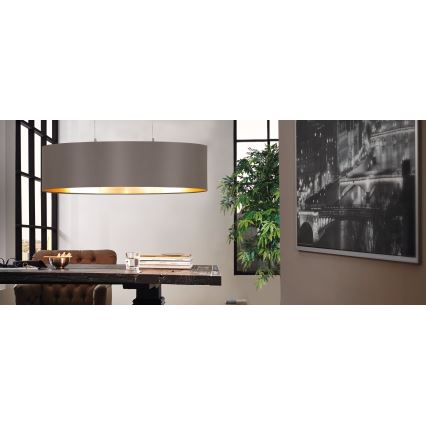 Eglo - Lampadario a sospensione con filo 2xE27/60W/230V
