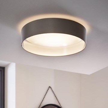 Eglo 31623 - Plafoniera LED MASERLO LED/16W/230V 3000K Ø 40,5 cm grigio/argento