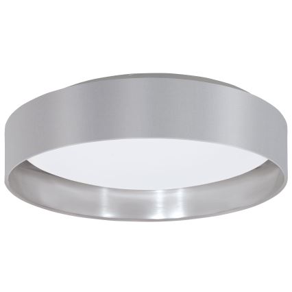 Eglo 31623 - Plafoniera LED MASERLO LED/16W/230V 3000K Ø 40,5 cm grigio/argento