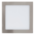 Eglo 31678 - Faretto da incasso LED FUEVA 1 LED/18W/230V 22,5x22,5 cm