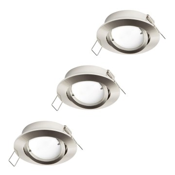 Eglo 31692 - Confezione da 3 faretti LED da incasso TEDO 1xGU10/5W/230V