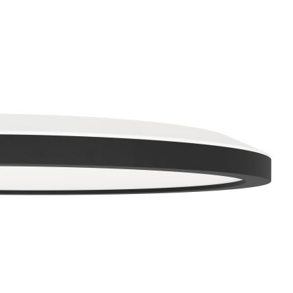 Eglo 31703 - Plafoniera LED RGBW dimmerabile ROVITO-Z LED/14,6W/230V 2700-6500K Ø 29,5 cm nero