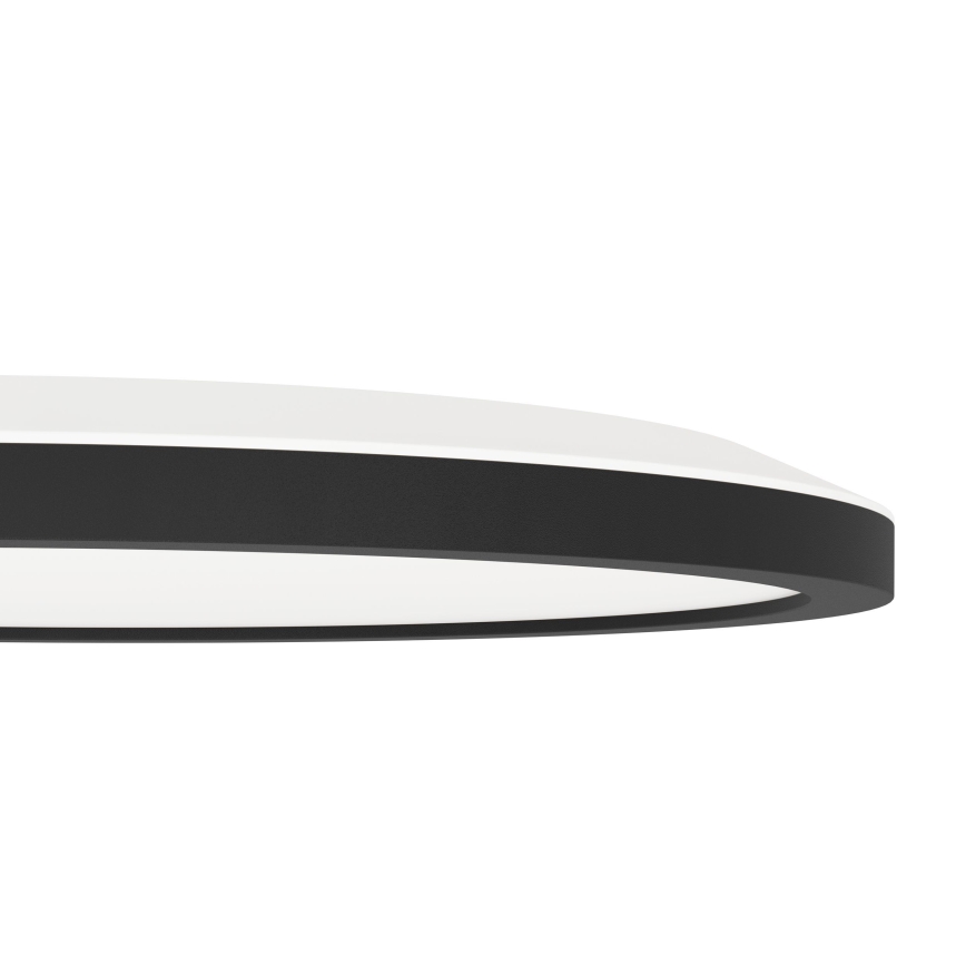 Eglo 31703 - Plafoniera LED RGBW dimmerabile ROVITO-Z LED/14,6W/230V 2700-6500K Ø 29,5 cm nero