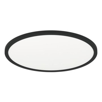 Eglo 31704 - Plafoniera LED RGBW dimmerabile ROVITO-Z 1xLED/16,5W/230V 2700-6500K Ø 42 cm nero + telecomando