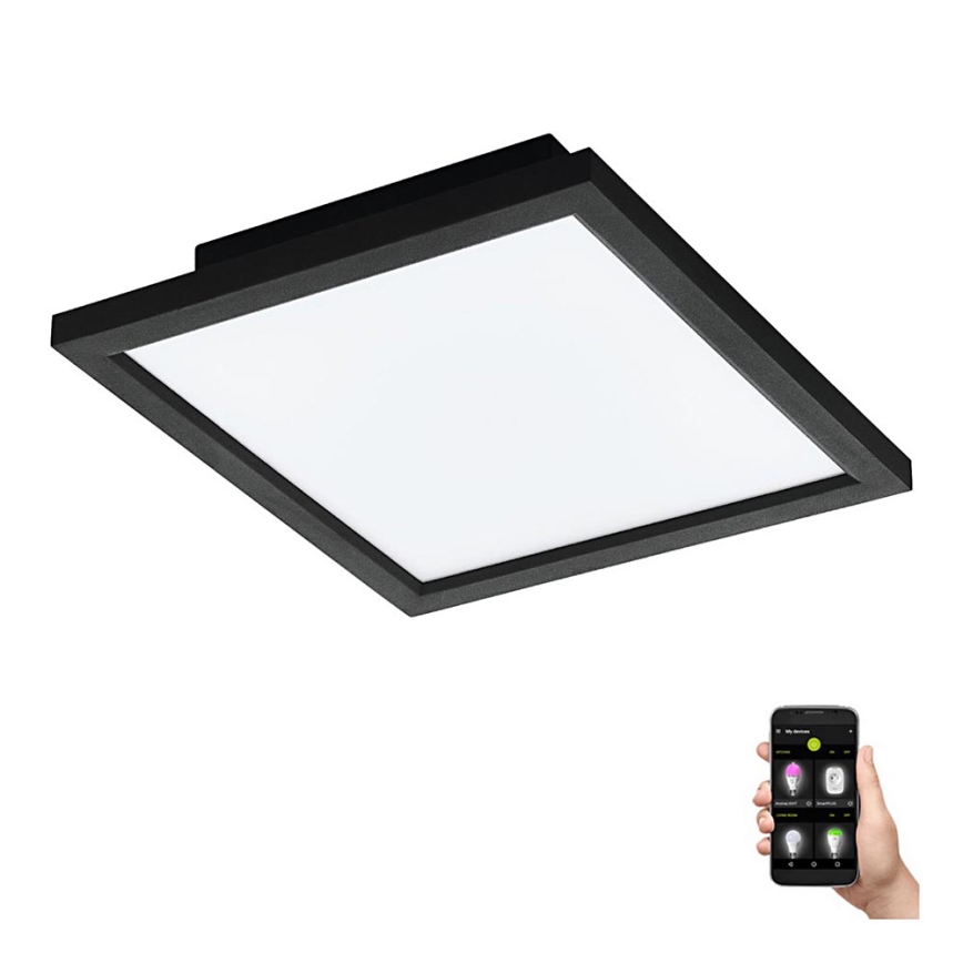Eglo 31723 - Plafoniera LED dimmerabile SALOBRENA-Z LED/15,3W/230V 2700-6500K nero
